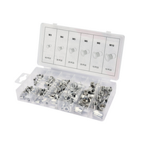 Jeu de 150 écrous à sertir en aluminium YATO YT-36460, tailles M3 à M10
