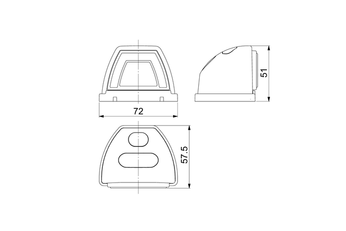 Feu arrière LED HORPOL LZD 3089, 2 fonctions, universel