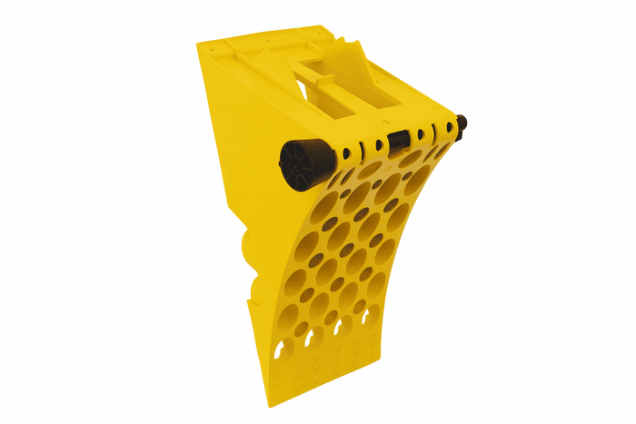 Cale de roue LOKHEN h: 225 mm E53 / complète avec support