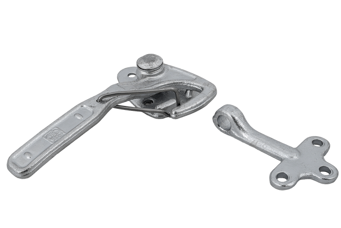 Attelage côté droit avec fermoir WINTERHOFF WV 10-R + WVG 10-A fermeture latérale complète remorque