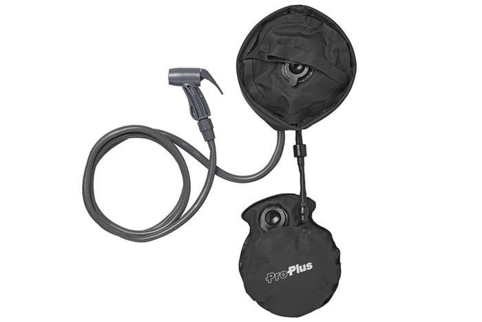 Douche de voyage portable ProPlus 770407, douche mobile avec pompe à pied 11 l