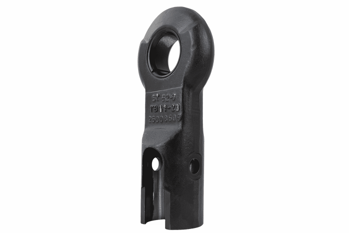 Attelage à œil KNOTT KK7488S pour remorque de 3500 kg avec timon tubulaire de 50 mm, nouveau modèle