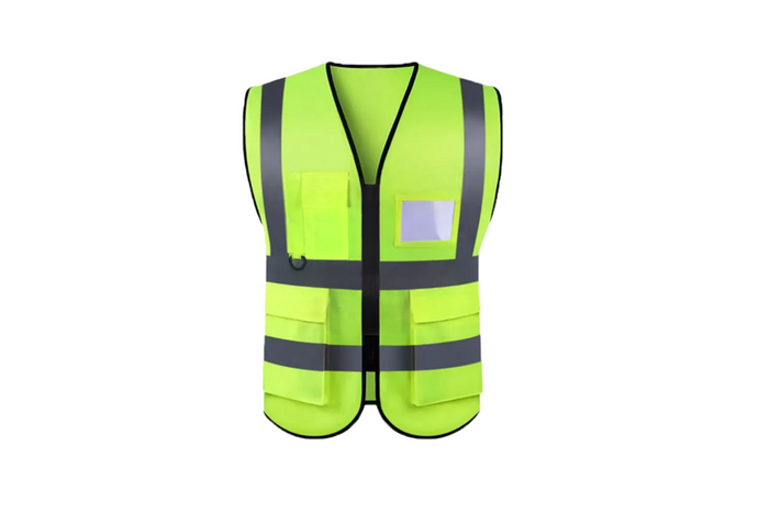 Gilet réfléchissant jaune HERMON XXL avec poches