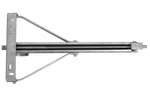 Stabilisateur d'angle extensible KNOTT 6X1197.007 pour remorque 1100 kg, 498 mm