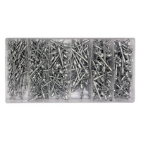 Assortiment de 400 rivets aveugles YATO YT-36420, tailles assorties.