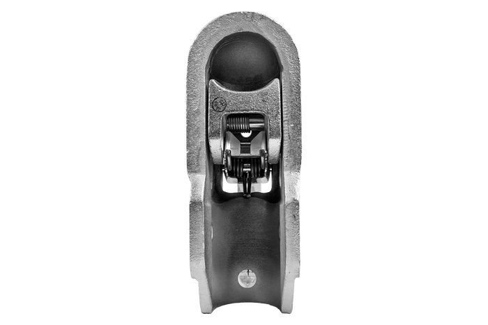 Attelage à boule WINTERHOFF WW 350-RB-K1414 pour remorque de 3500 kg avec timon tubulaire de 50 mm, en fonte