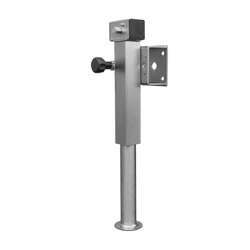 Support de manivelle extensible UNITRAILER D-110.000.049 pour remorque plateau 1300 kg, entraxe 410-645 mm