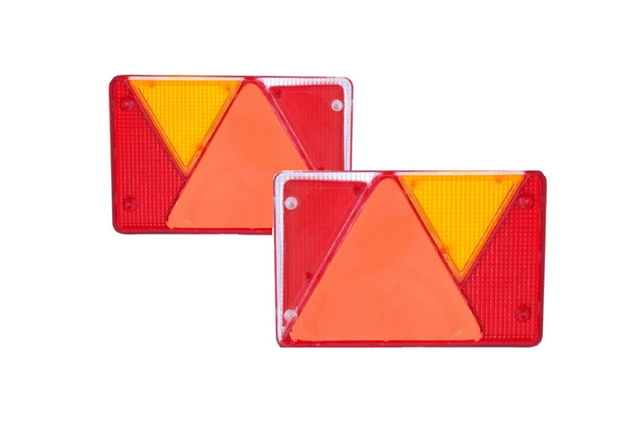 Cabochon feux arrière ASPÖCK MULTIPOINT IV, gauche et droit