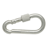 Mousqueton de pompier avec écrou de sécurité DROMET KSZ.6.60 mousqueton pompier 6x60mm