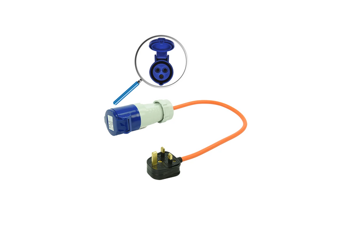 Adaptateur avec prise britannique et prise CEE 16A ProPlus 373522, câble de 40 cm