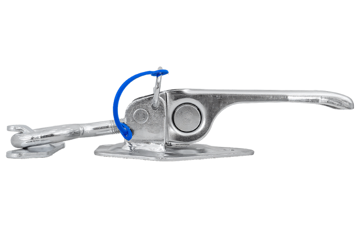 Attelage, charnière latérale avec fixation STEELPRESS ZB-15A+Z-15, fermeture excentrique complète du côté de la remorque