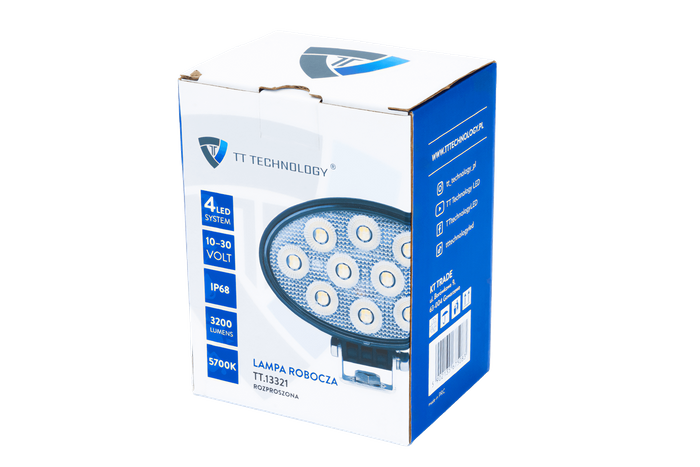 Lampe de travail LED réflecteur TT TECHNOLOGY TT.13321 40xLED 3200lm ovale