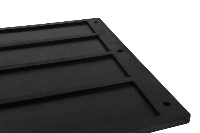 Bavette en caoutchouc UNITRAILER, couvre-aile, 310/390mm