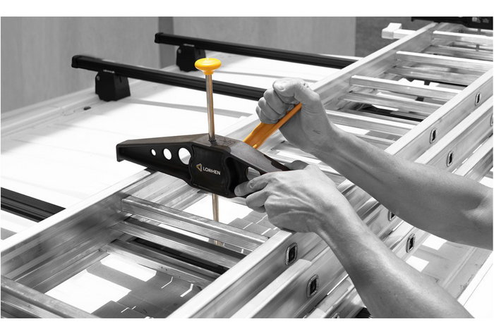 Ensemble de deux supports de fixation d'échelle LOKHEN STOPPY 606510100