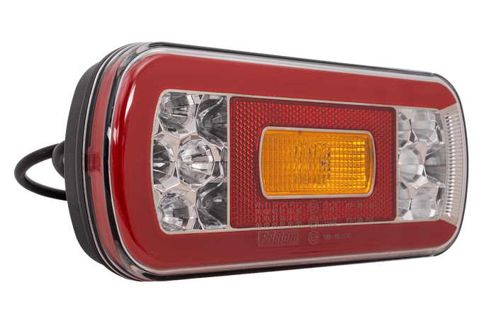 Feu arrière FRISTOM FT-130 PM LED, 6 fonctions, universel