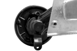 Essieu freiné KNOTT VGB15MV pour remorque/porte-voitures 1550 kg 1616 mm 2110 mm 5x112