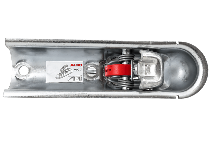 Attelage à boule AL-KO AK7 PLUS pour remorque de 750 kg avec timon tubulaire de 50 mm