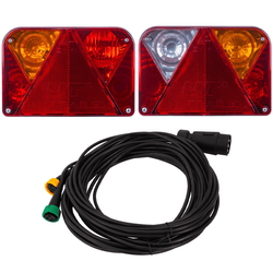 Feux arrière DOBPLAST DPT35 + faisceau MANTES 7m, 7 broches