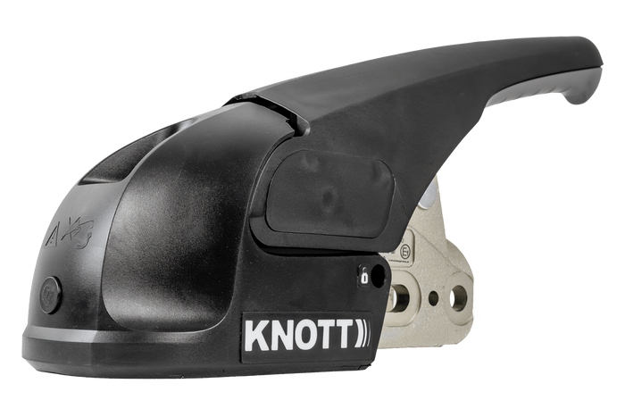 Attelage à boule KNOTT KS30 avec stabilisateur pour remorque de 3000kg avec timon tubulaire de 50mm