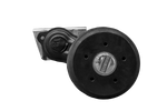 Essieu freiné KNOTT VGB13 pour remorque/porte-voitures 1350 kg, 1350 mm, 1800 mm, 5x112