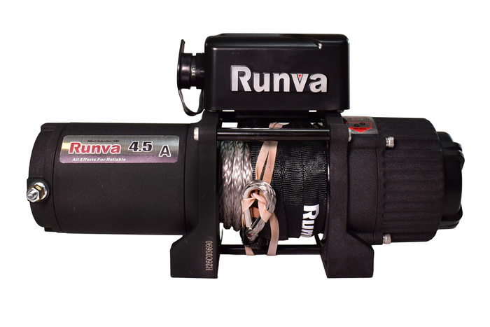 Treuil électrique pour remorque RUNVA EWP3500A 12V 1588kg avec câble de 12,8m