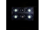 Lampe intérieure de voiture LED HORPOL LWD2157/CZ 900 lm noire avec interrupteur et diode rouge