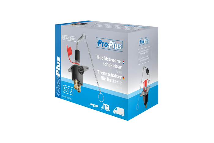 Interrupteur de déconnexion de batterie 12-24 V ProPlus 347031 Interrupteur bipolaire renforcé