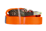 Ensemble de quatre courroies de transport UNITRAILER 15 m/50 mm/5 t orange avec tendeur