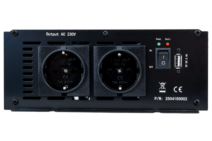 Convertisseur de tension 24V/230V (2000/4000W) KAMAR E1931