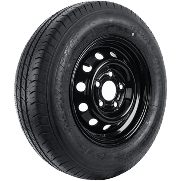Roue de remorque renforcée LINGLONG 165/80 R13C 96/94N UNITRAILER noire 4.5Jx13"H2 5x112 ET:30
