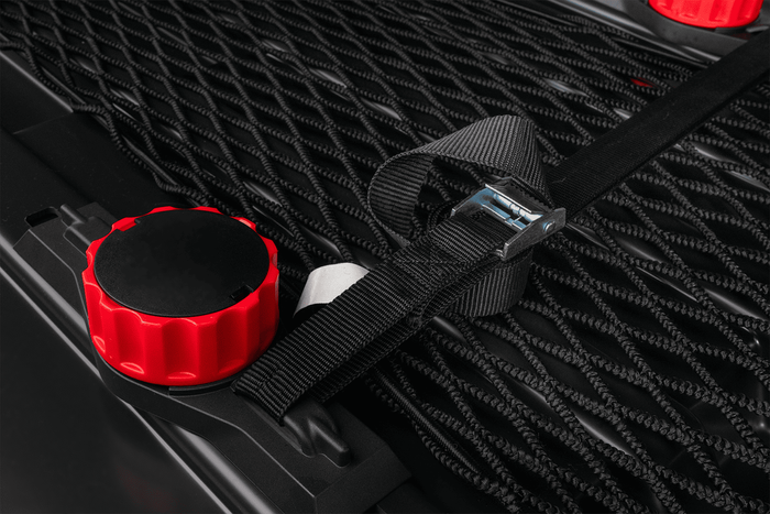 Coffre de toit, box Inter Pack Monsun M, noir mat