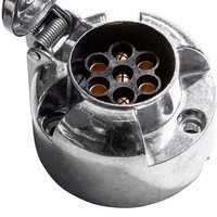 Prise KAMAR 7 broches pour barre de remorquage, en métal