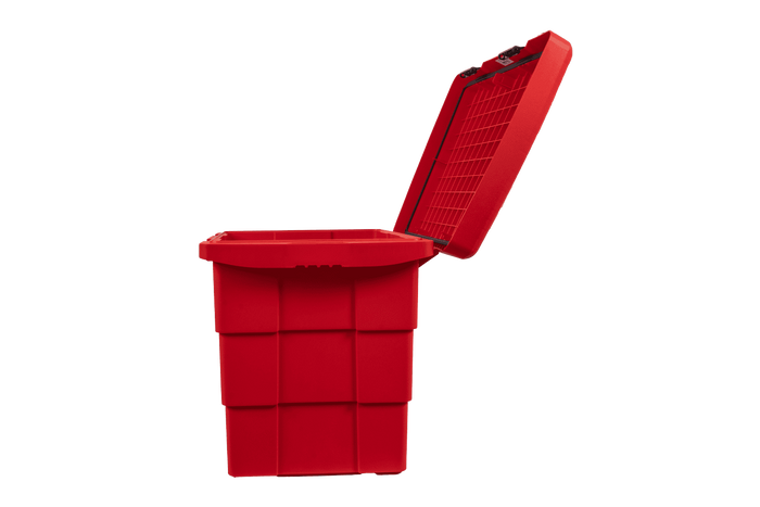 DAKEN 86014 PITBOX, conteneur pour matériaux en vrac (sable, sel de déneigement), dimensions : 655 x 570 x 520 mm, capacité : 108,5 l