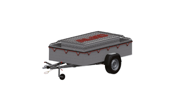 Filet de transport pour remorque AL-KO sécurisant la charge de la remorque 160x250cm