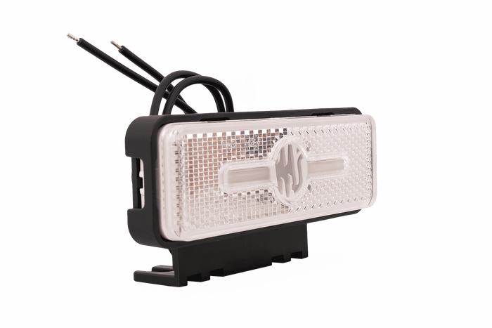 Feu de gabarit, position universel LED blanc WAŚ W254 2035 avec support