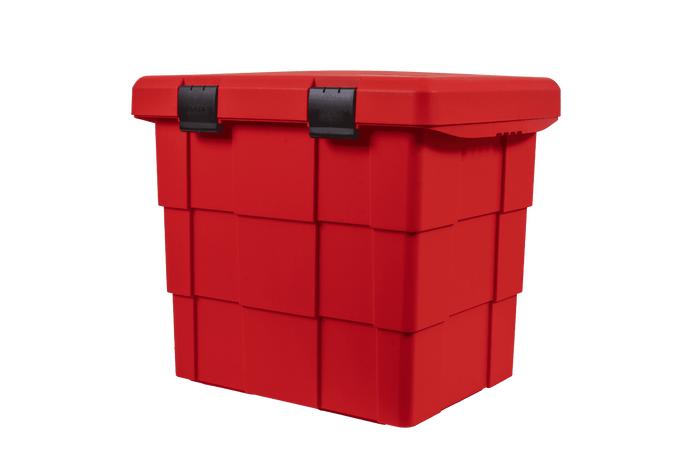 DAKEN 86014 PITBOX, conteneur pour matériaux en vrac (sable, sel de déneigement), dimensions : 655 x 570 x 520 mm, capacité : 108,5 l