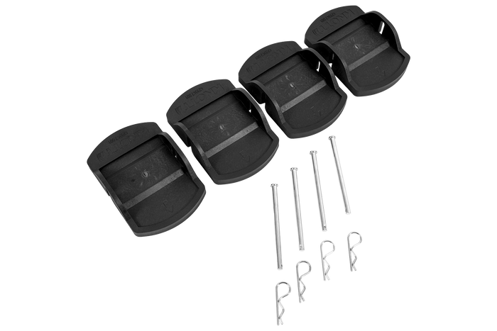 Ensemble de quatre supports stabilisateurs de remorque KNOTT 18x14x4,5cm