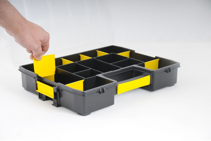 Organiseur, malette de rangement pour outils STANLEY SORTMASTER JUNIOR, 375 x 290 mm