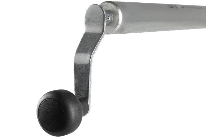 Leveur à manivelle UNITRAILER pour le basculement et le déchargement d'une remorque porte-voitures de 1000 kg (500-865 mm)