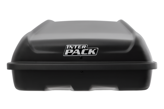 Coffre de toit Inter Pack Stella 480, noir kevlar (flexi fit G2)