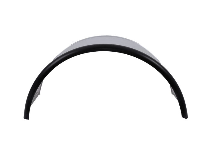 Garde-boue double pour remorque 15-16" DOMAR DK7115, passage de roue 880/400 mm, métal avec bord en caoutchouc