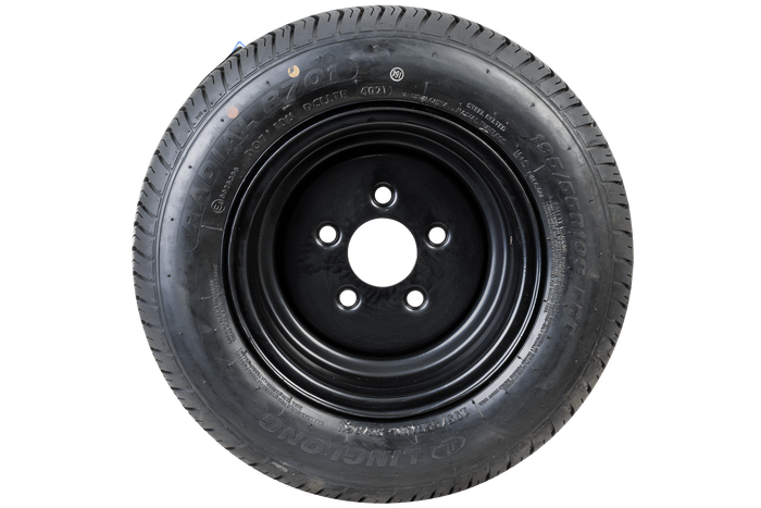 OUTLET Roue renforcée pour remorque LINGLONG TIRE 195/55 R10C 98/96N UNITRAILER RIM noir 6Jx10" 5x112 ET:-4