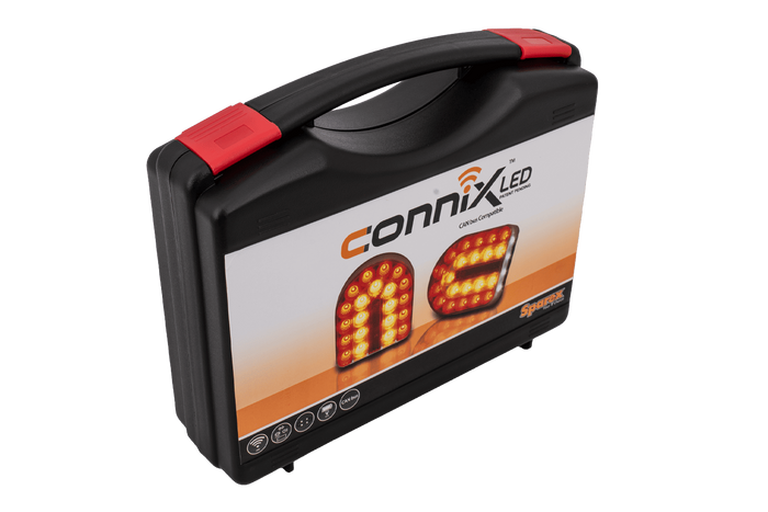 Feux arrière LED SPAREX CONNIX S.130977, 4 fonctions gauche + droit, sans fil, magnétiques