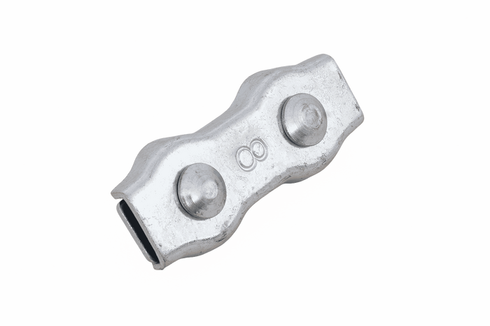 Serre câble double selle DROMET ZLS.8 pour câbles de 8 mm