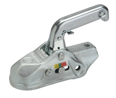 Attelage à boule WINTERHOFF WW 30-D3-K1212 pour remorque de 3000 kg avec timon tubulaire de 50 à 51 mm, en fonte