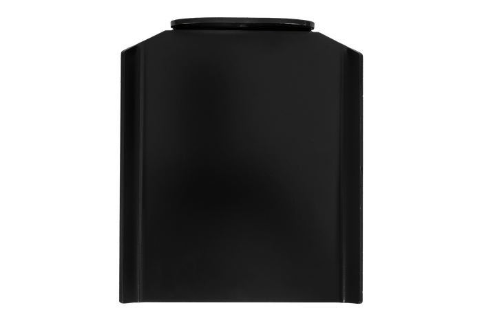 Vanne de goulotte à grains noire UNITRAIER pour remorques agricoles 250x355mm