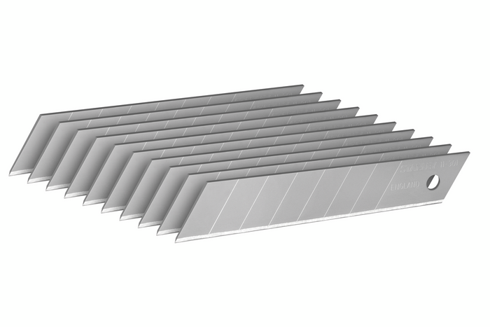 Lames de rechange pour cutter STANLEY 18 mm, lot de 10