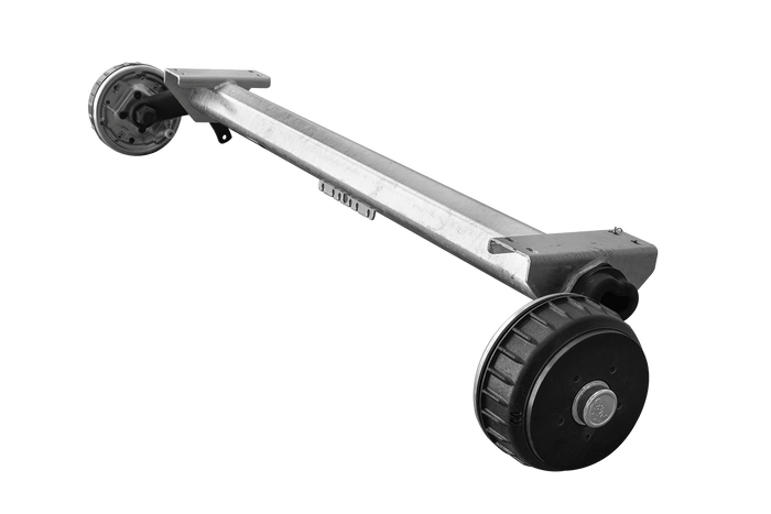 Essieu freiné AL-KO EURO pour remorque bateau 1800kg 1445/1555mm 2030mm 5x112