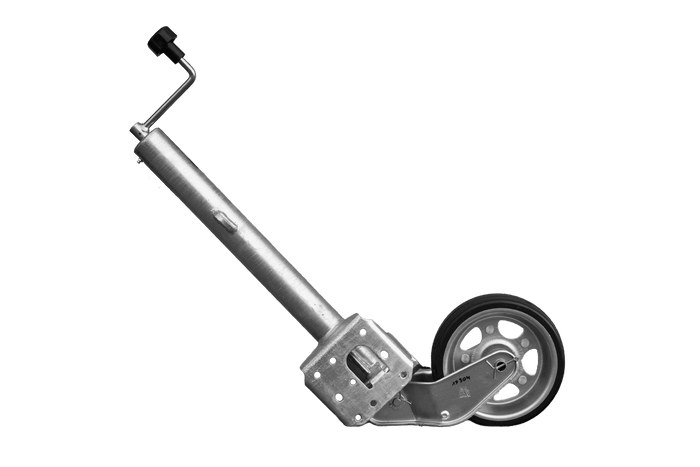 Roue jockey automatique UNITRAILER avec poignée 500 kg 60 mm 660-904 mm
