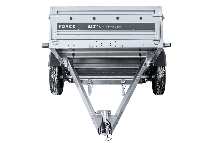 Remorque porte-voitures sur ressorts 230x125 UNITRAILER FORCE 230/R KIPP